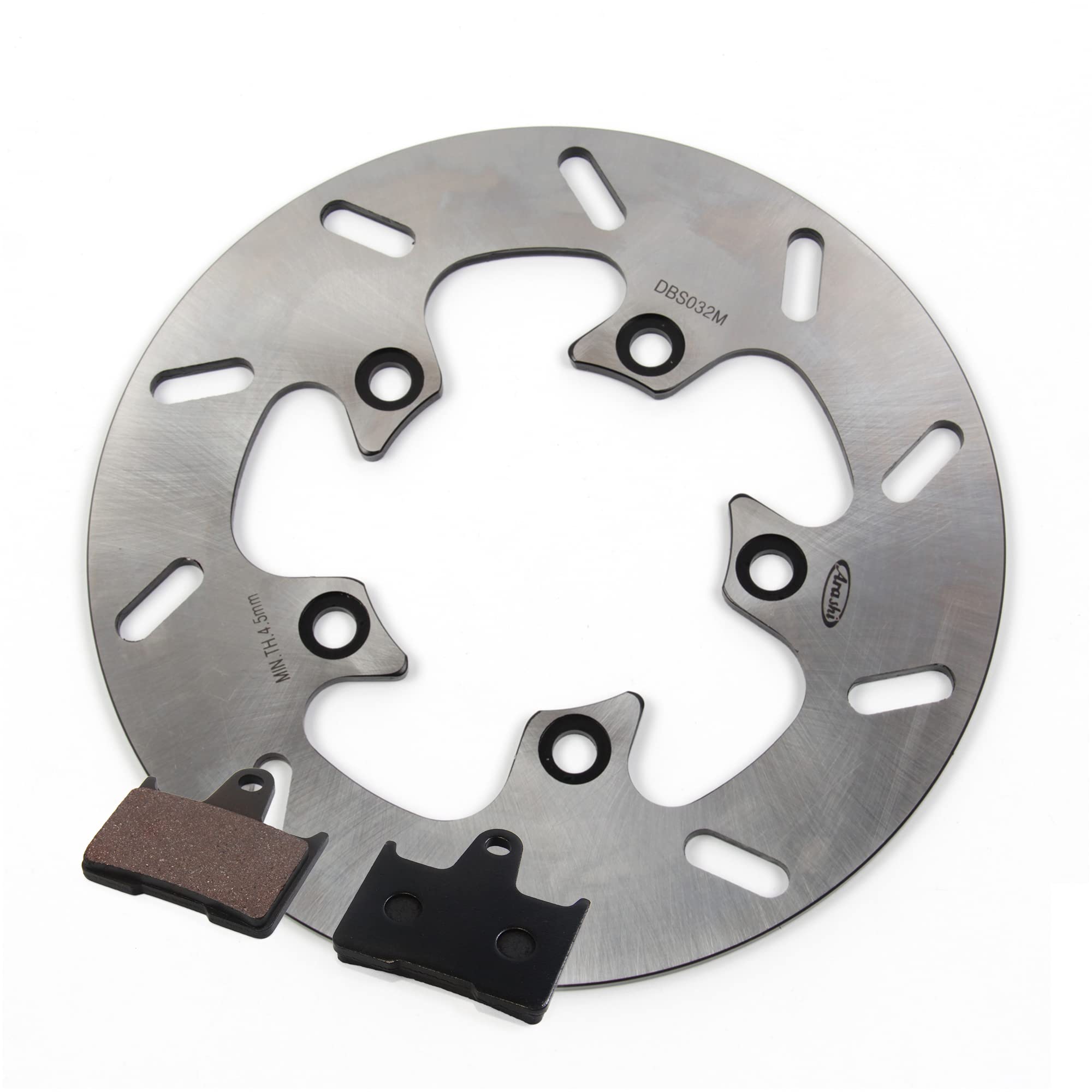 ArashiRear Brake Disc Rotor and Pads Kit for Suzuki GSXR 600 750 2004-2005 / GSXR 1000 2001-2006 Motorcycle Replacement Accessories