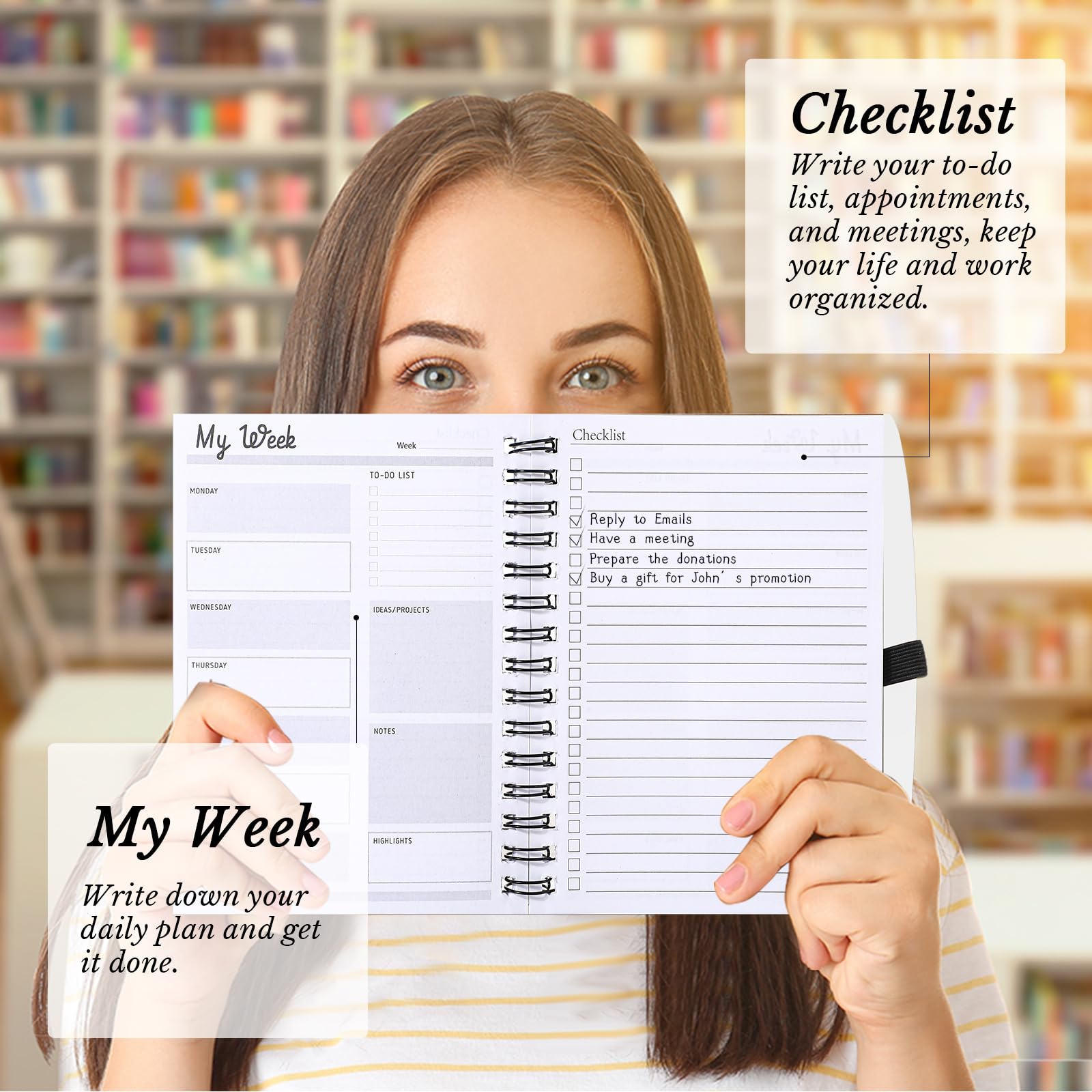 Tellingyou Set di 20 quaderni di ringraziamento per creatori di differenza per i dipendenti, idea regalo, formato A6, per lista delle cose da fare, penne a sfera per insegnanti, infermiere, volontari,