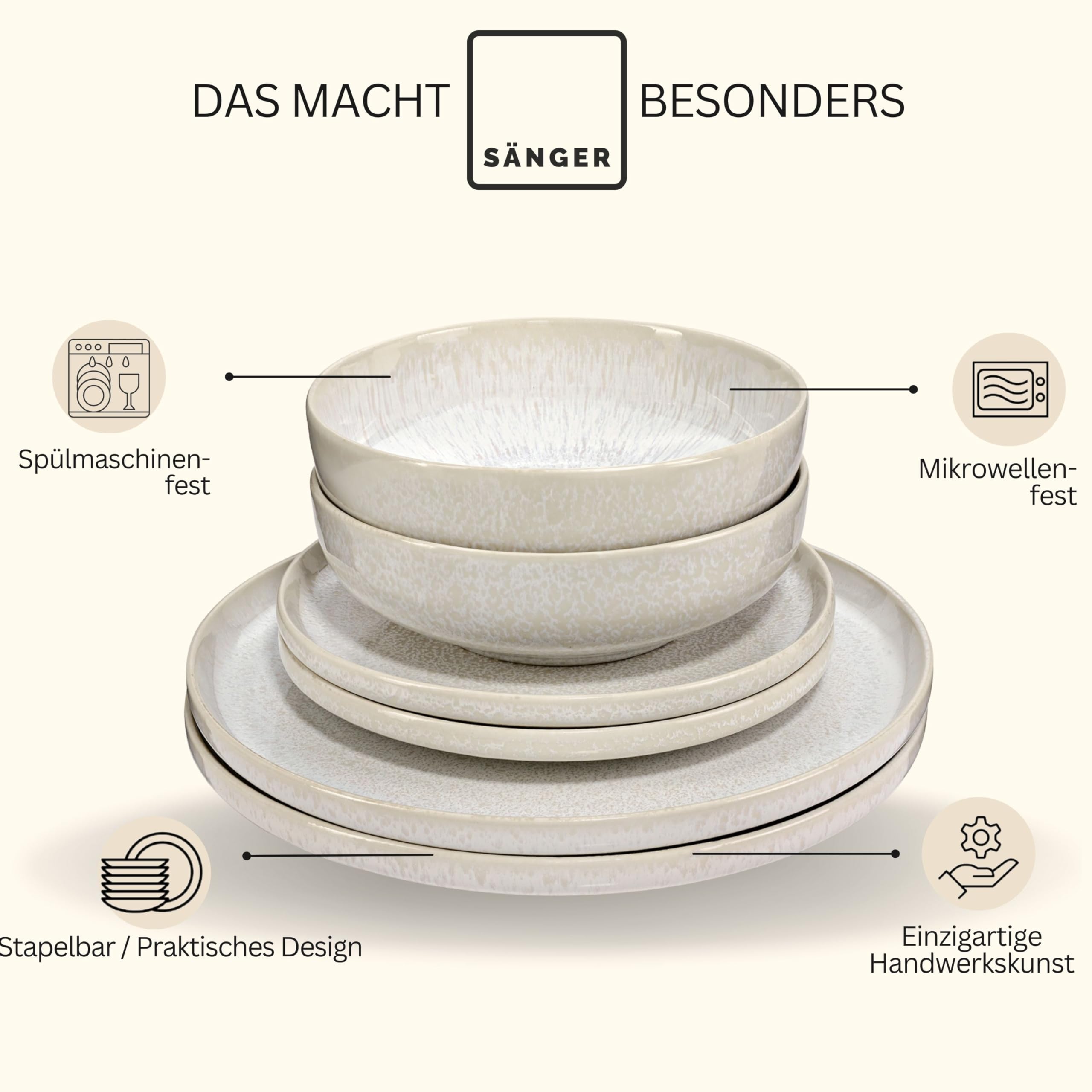 Blauwe Keramische Moderne serviessets 6 personen kopen? | Laagste prijs