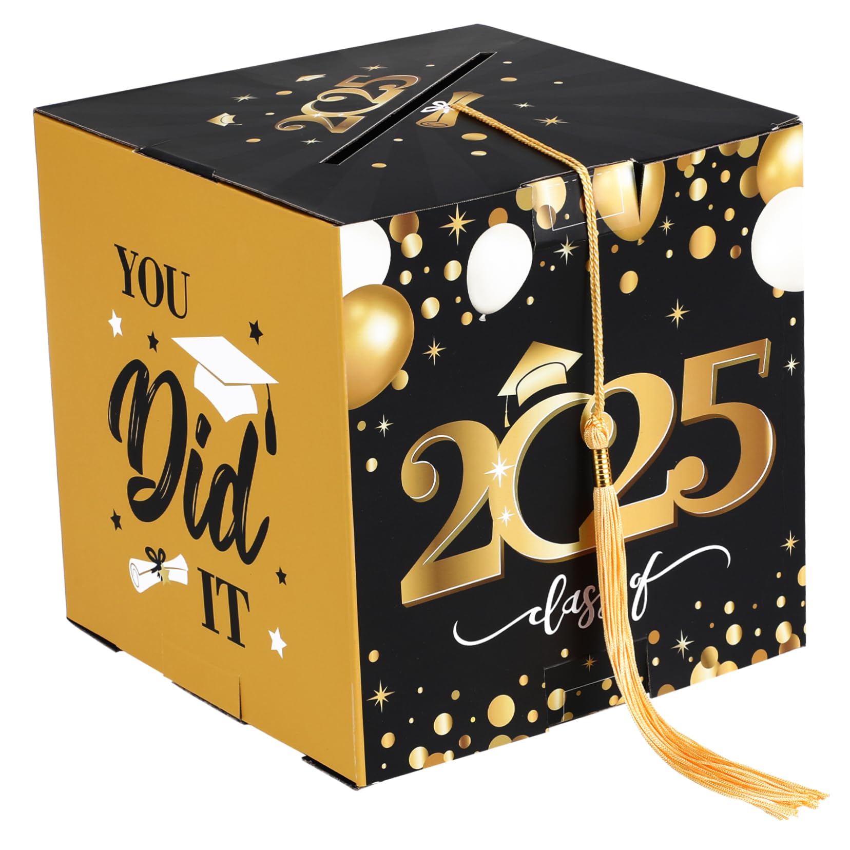 Gadpiparty Graduation Cap Card Box Multi-purpose Message Box Gathering Cards Donations Lightweight Design Graduation Parties Celebrations Decor