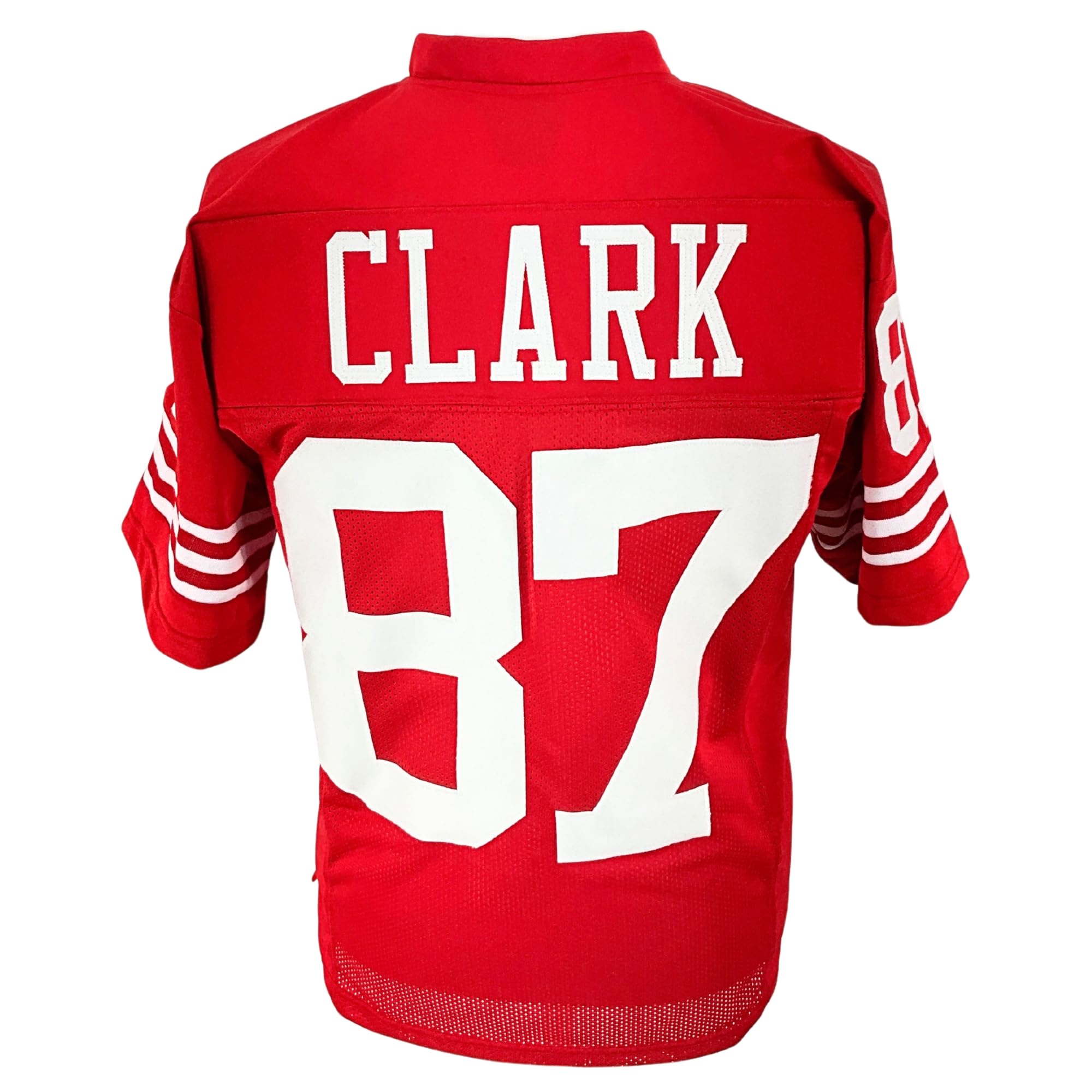 Dwight Clark Jersey Red San Francisco | Unisex Adult Sizes S-5XL Unsigned Custom Sewn Stitched