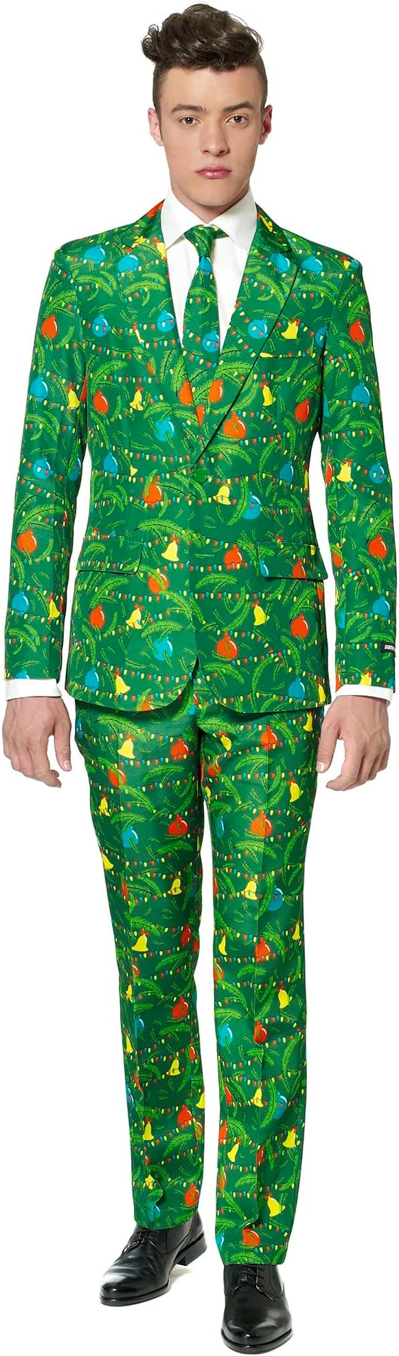SuitMeister Green Christmas Tree Suit Large (42-44)