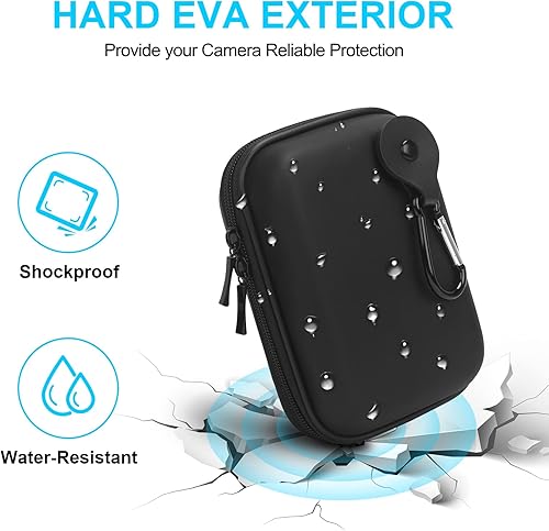 Miniatura 5 de Lacdo Funda para cámara Canon PowerShot G7 X Mark IIIPowerShot G7 X Mark II 4K Vlogging Cámara de Vlogging, bolsa de transporte para cámara de