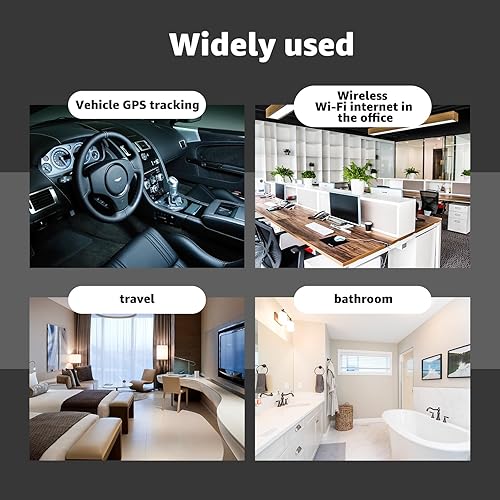 Miniatura 7 de Lusperi Detector de cámara detector portátil de cámara oculta, detección de señal de RF, dispositivo de escucha de rastreador GPS, magnético,