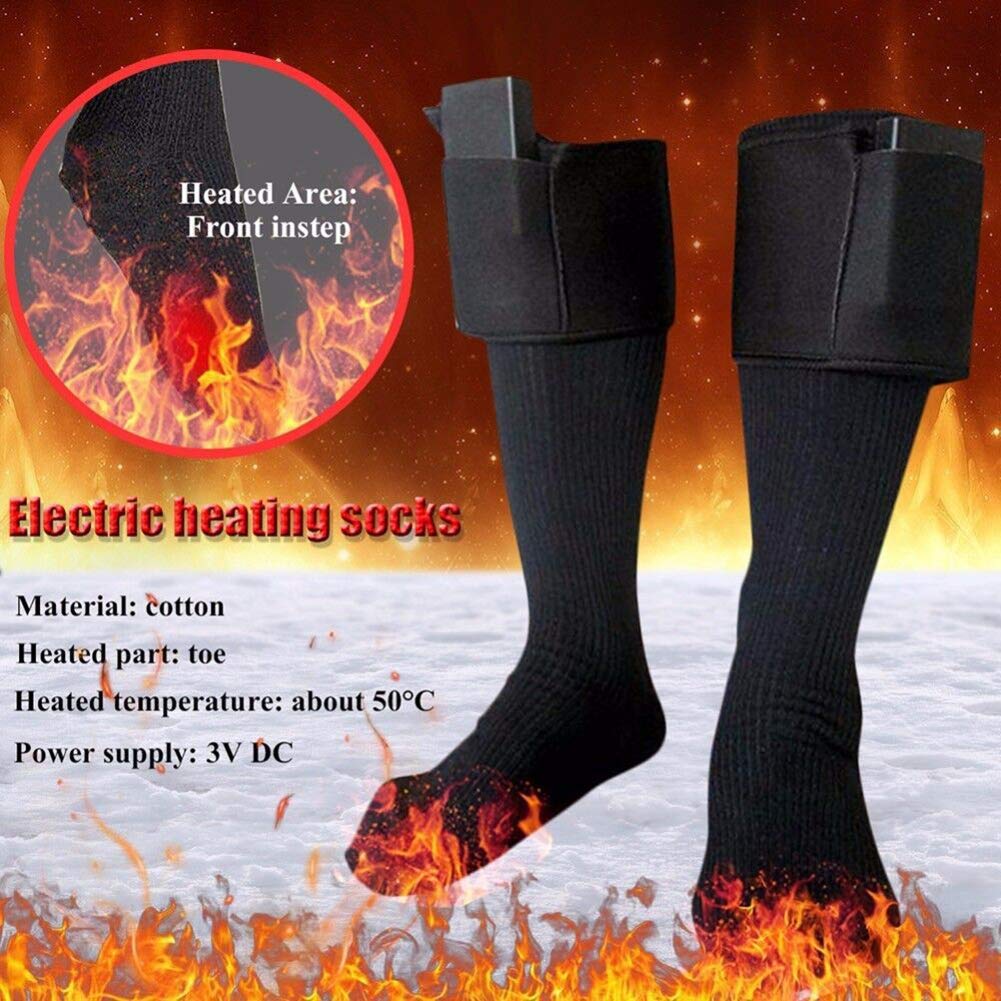 Chaussettes Chauffantes USB - Chauffe-Pieds Électrique Pour Hiver, Randonnée Et Camping