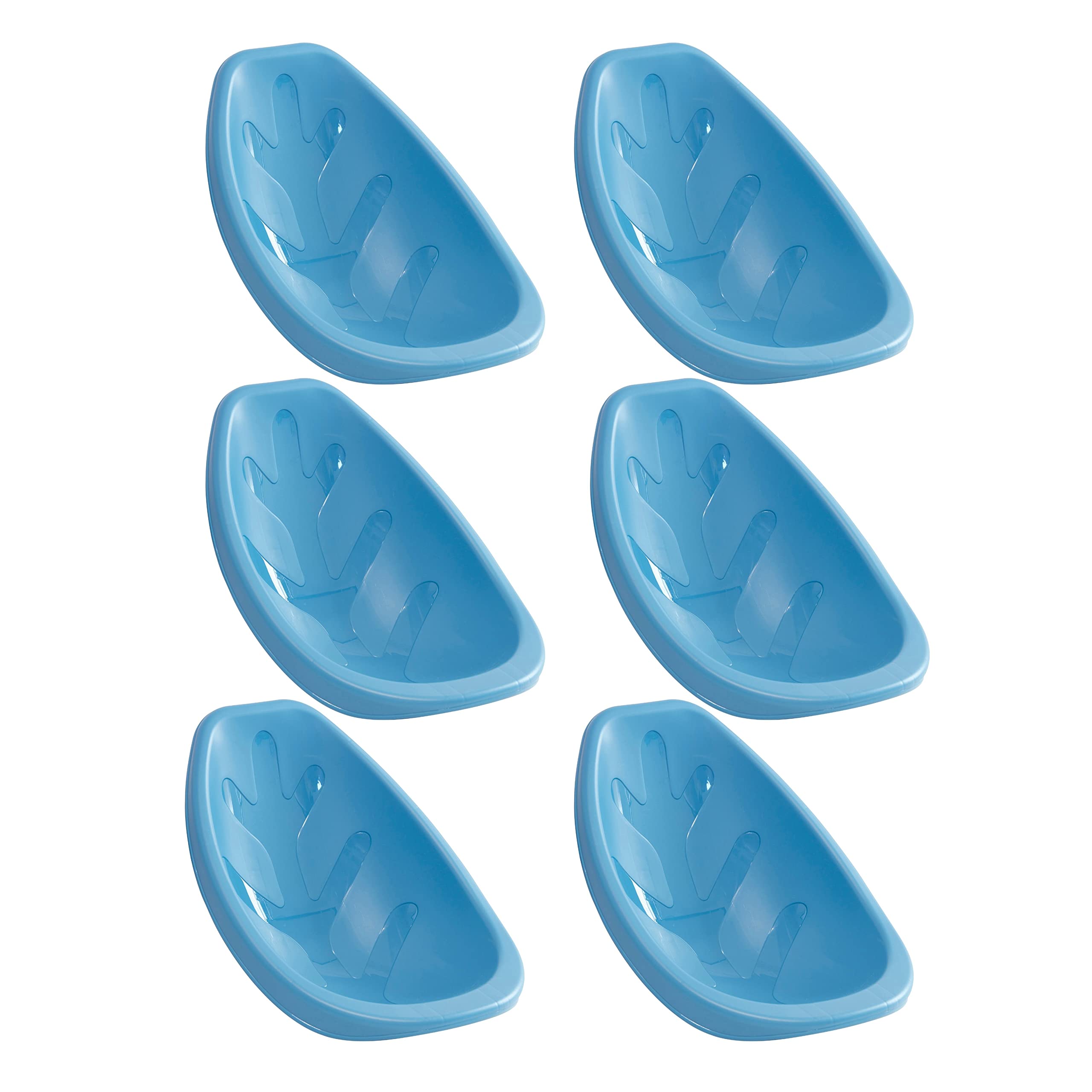 FlexSeating Leaf Floor Seat, Portable Plastic Scoop Rocker Chair