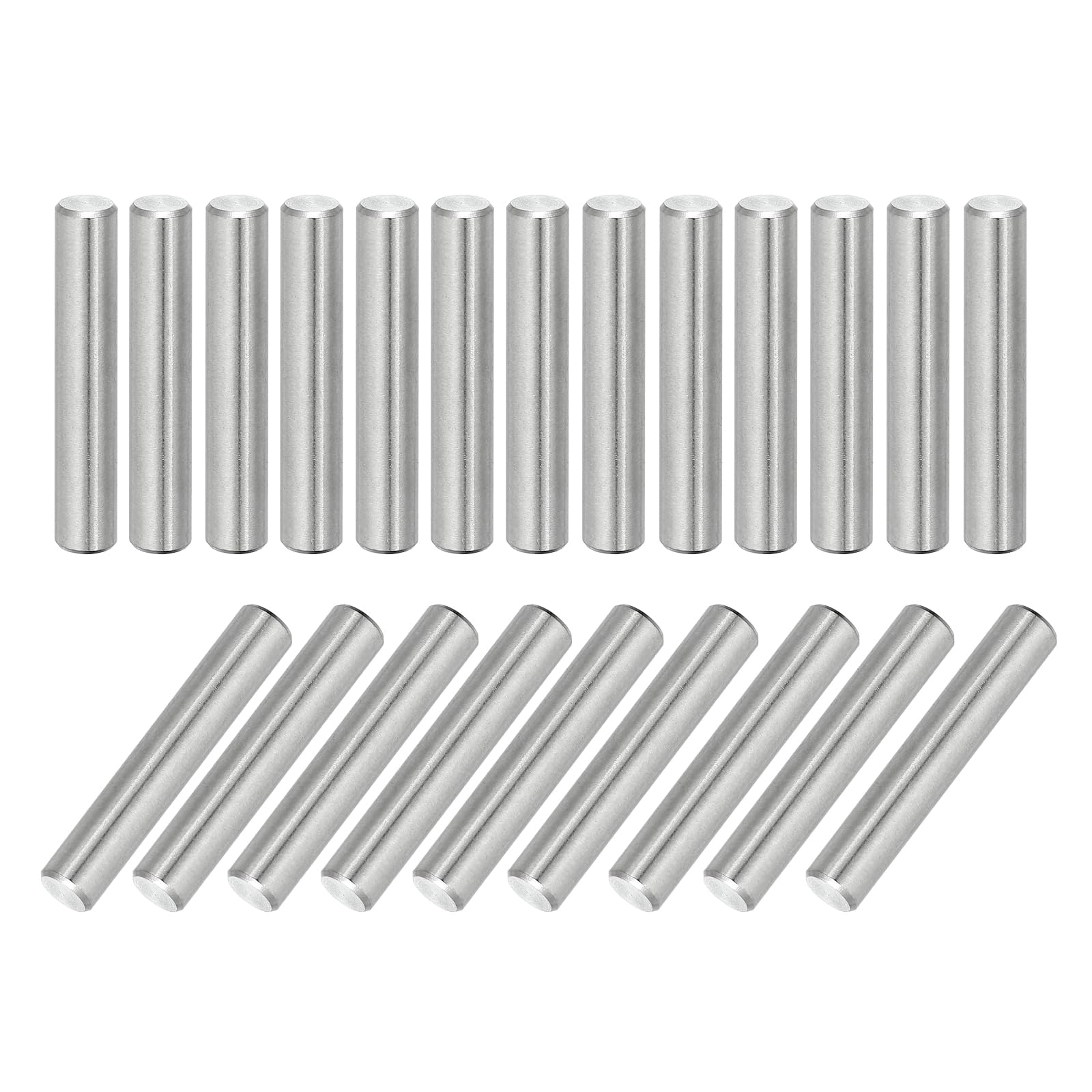 MECCANIXITY 14Pcs Dowel Pin 6mm x 70mm Shelf Support Pin 304 Stainless Steel Shelf Pegs for Shelves Cabinets Furniture Nickel Plated, Silver Tone — Amazon image 10