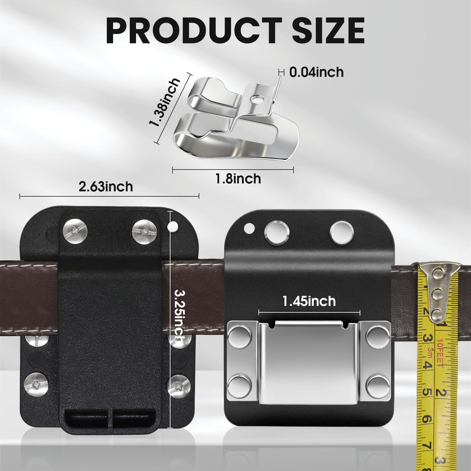 Porte-perceuse pour ceinture à outils