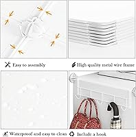 Vista 7 de AWTATOS Organizador de Armario de 6 Cubos Estantes de Almacenamiento Portátiles Organizadores de Ropa y Almacenamiento Estantería Cúbica Apilable