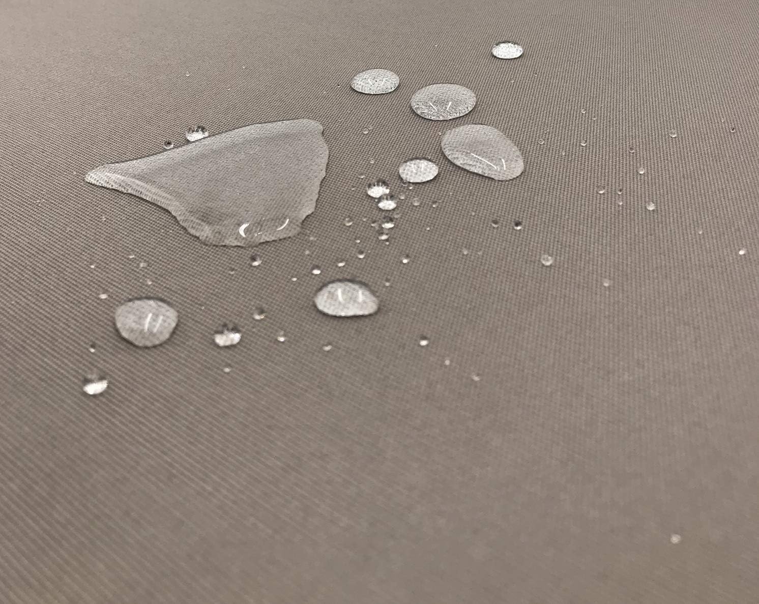 CozyLounge Timeless Taupe Outdoor Water Repellent Patio Chair Cushion Seat Pillow Covers (20"x18"x4" (4 Covers))