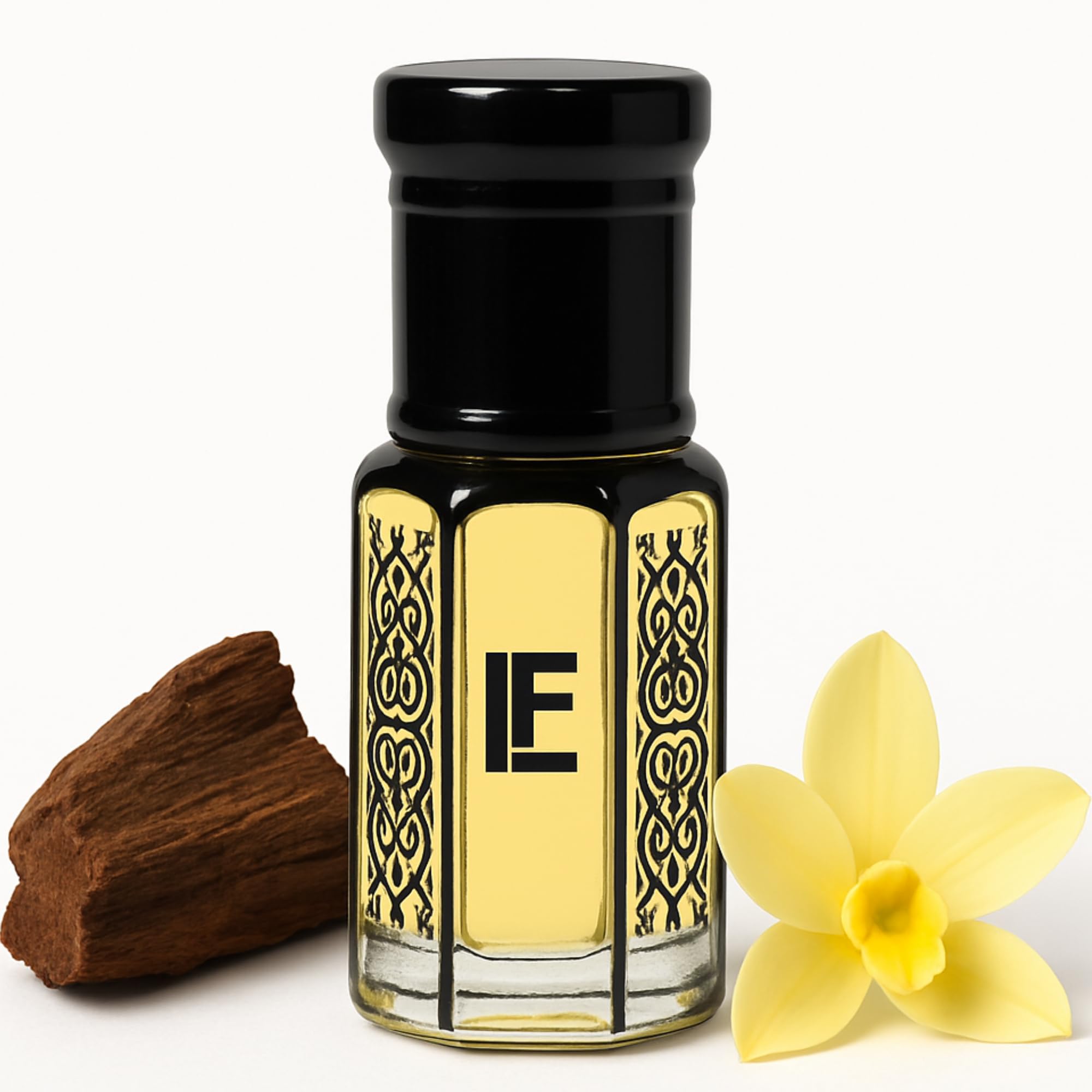 Roll On Perfume Oil 6ml – Ford Oud, Amber Woody Oriental Alcohol-Free Concentrated Body Oil Travel Size Long Lasting Inspired Cologne Alternative Fragrance for Men & Women