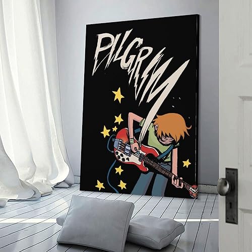 Miniatura 3 de Scott - Póster de película de Pilgrim Vs. The World, pinturas artísticas estéticas para pared, lienzo, decoración de pared, decoración del hogar,