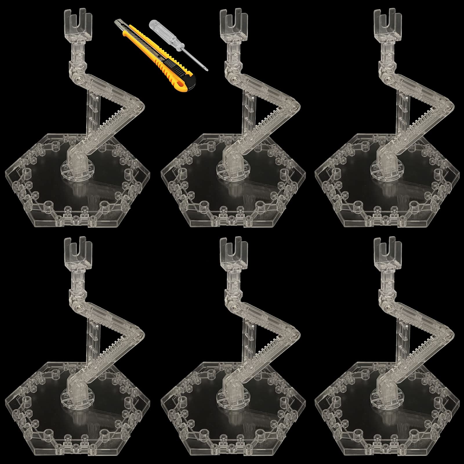 Amazon.com: TWKUPWO Hobby Model Action Base Display Stand, Gundam Model ...