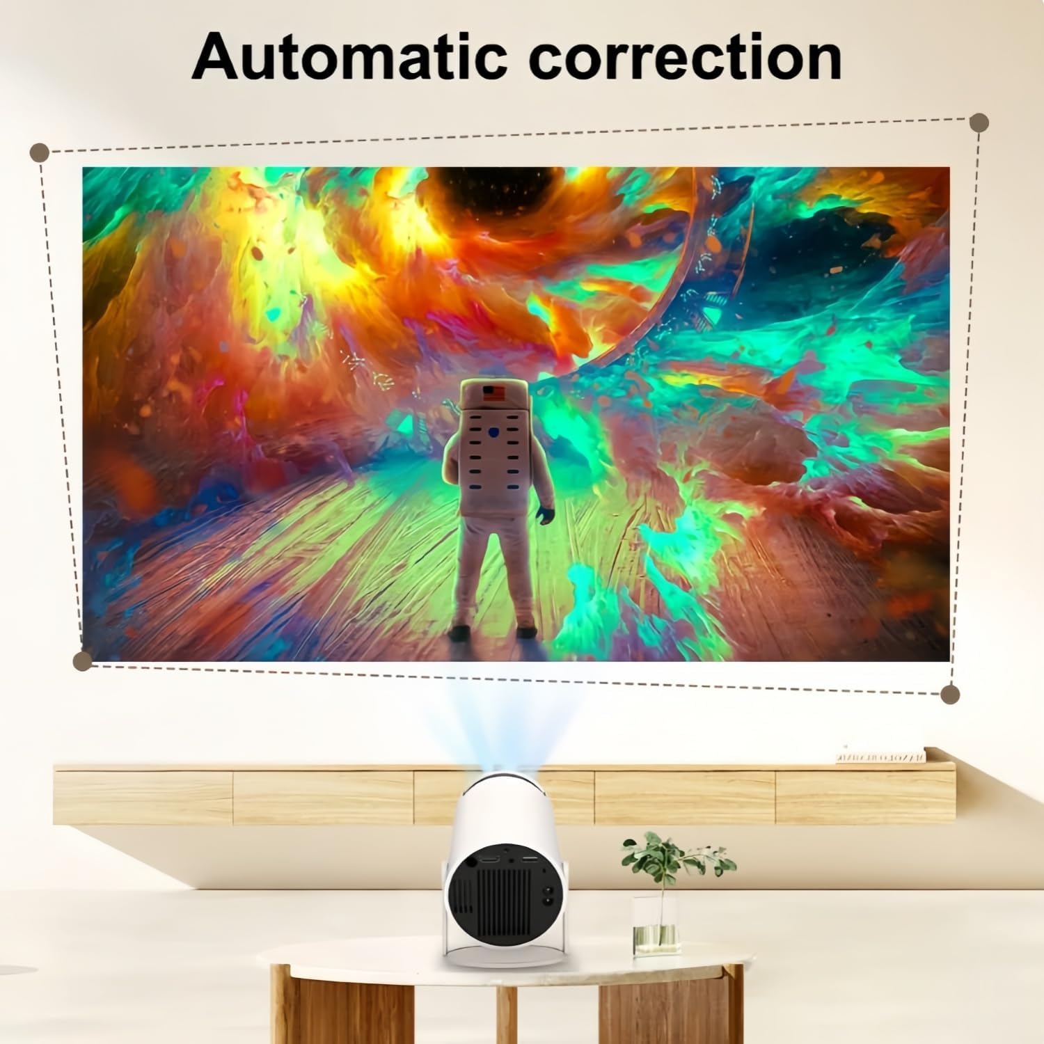 Projektor Arcade Vision, projektor Arcade Vision w stylu retro, projektor konsoli do gier retro, ponad 36 000 wbudowanych gier, krystalicznie czysty wyświetlacz HD do 100 cali, prezenty świąteczne