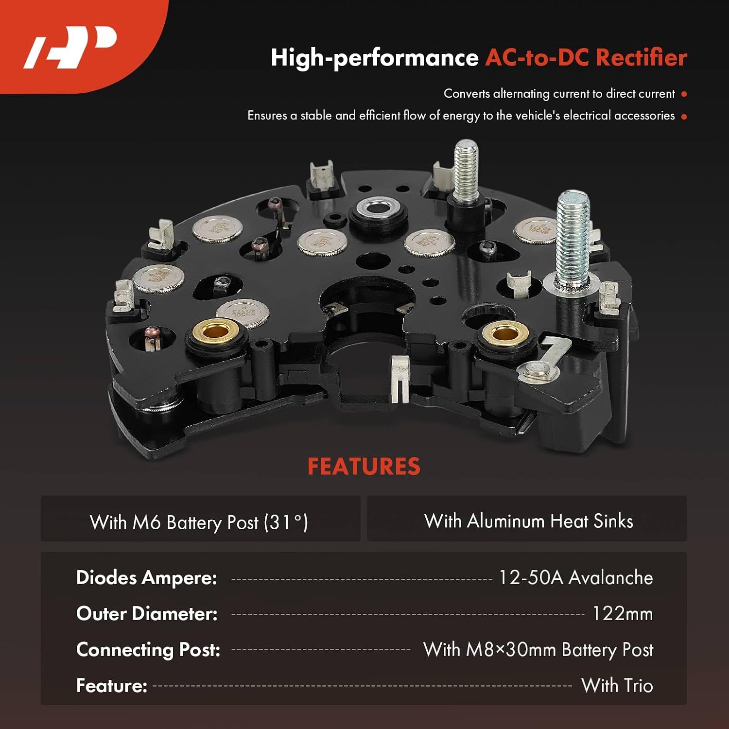 A-Premium Alternator Rectifier Compatible with BMW