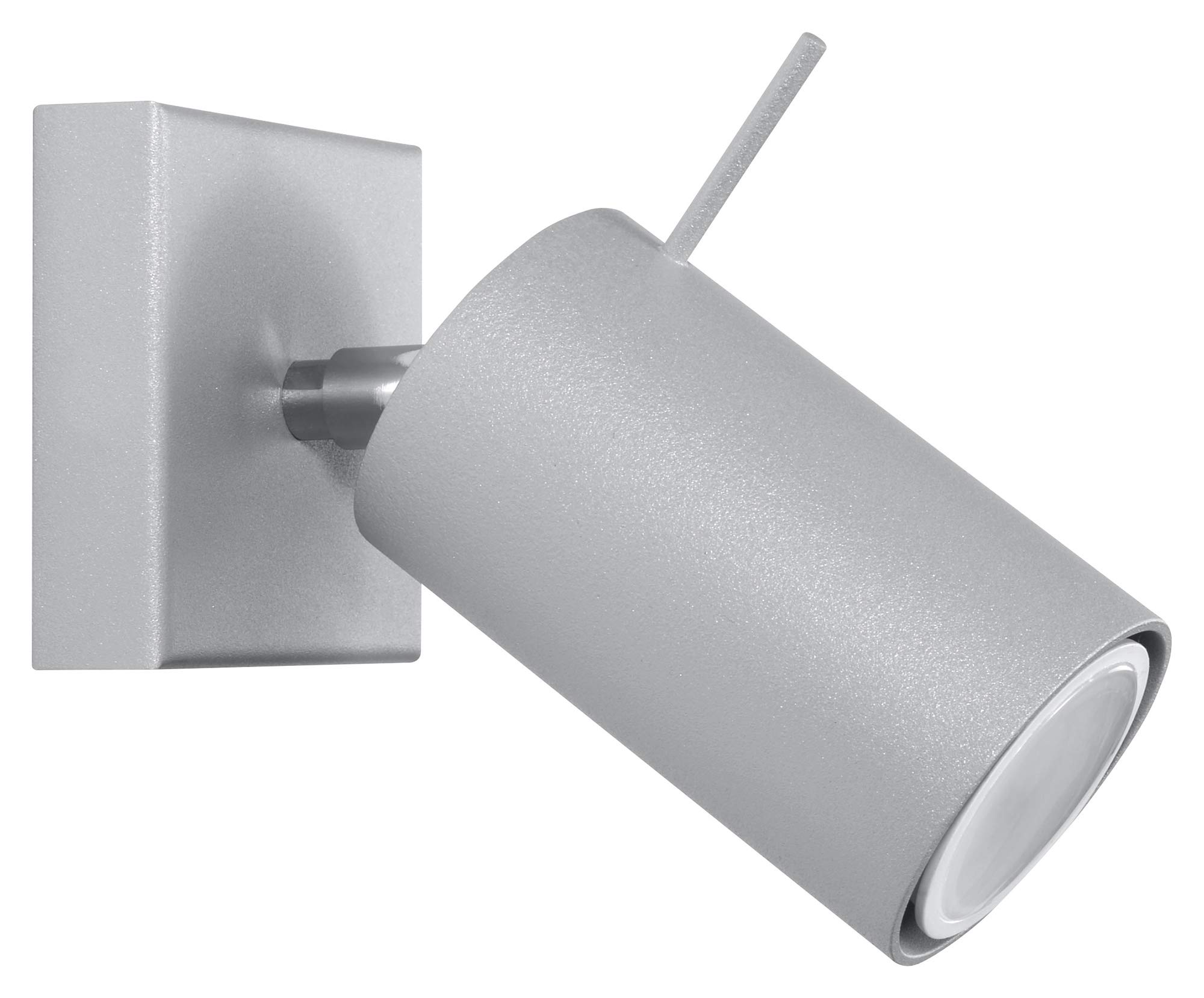 Sollux Lighting Wall Lamp 1xLight Grey 8 x 8 x 16 cm
