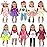 ebuddy 10 Sets 18 Inch Doll Clothes and Accessories - Fashion Outfits Fit For 18 inch Dolls 18 Inch Doll