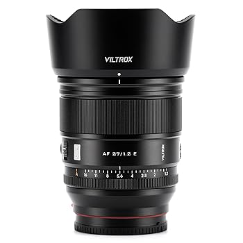 VILTROX 27mm F1.2 Pro XF 富士フイルム Xマウント用 Amazon.com : VILTROX 27mm F1.2 Pro E Mount Lens, 27mm f/1.2