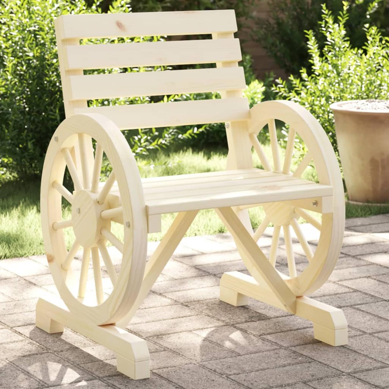 Chaises de jardin en bois massif Homgoday pour sublimer vos repas en terrasse