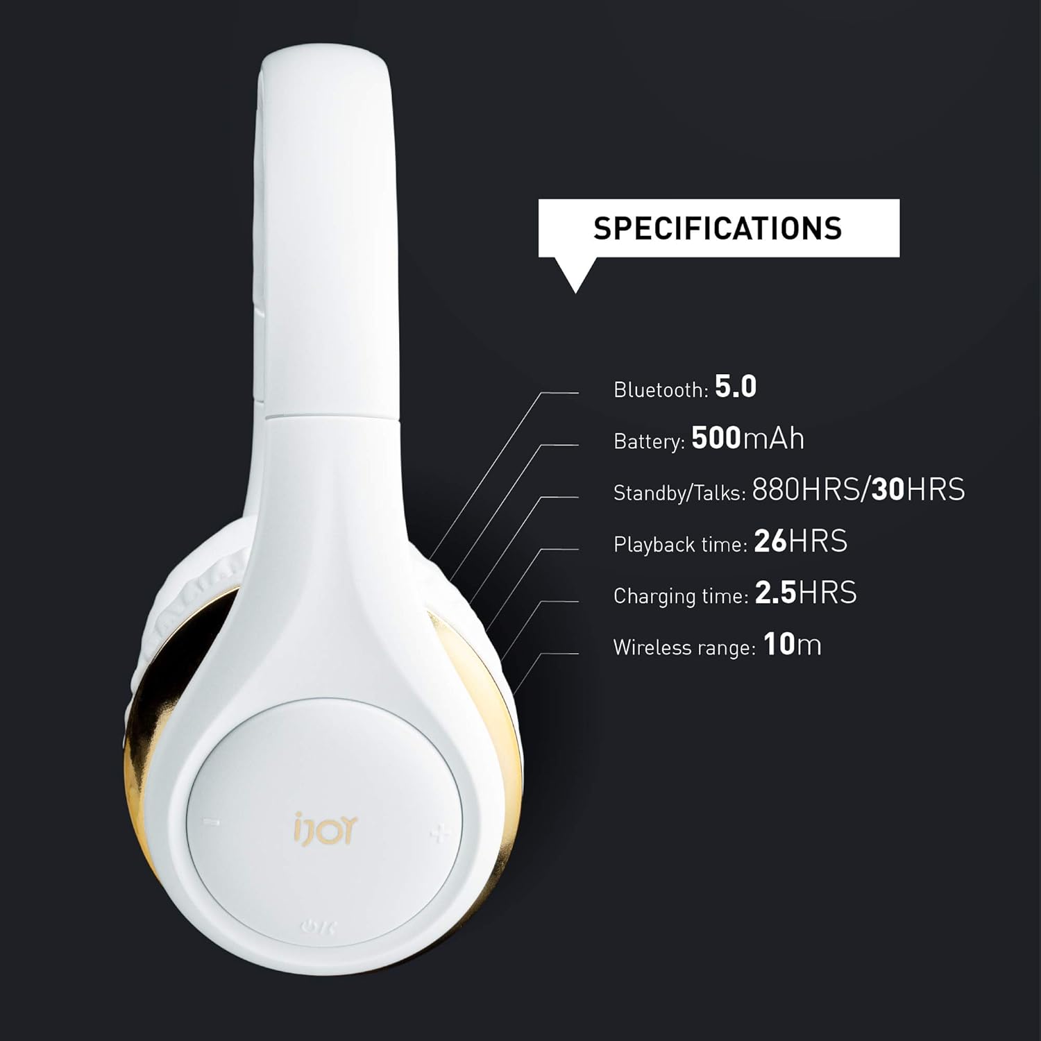 iJoy ISO Headphones technical specifications.