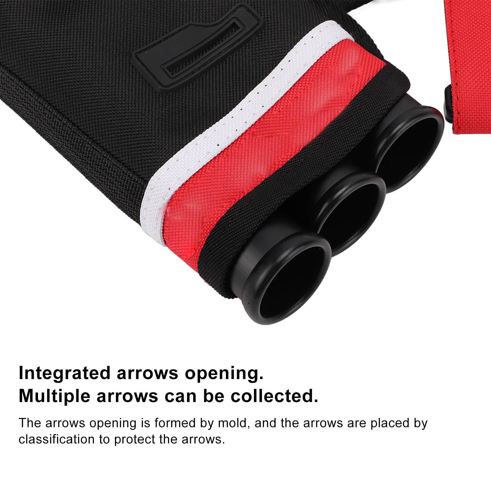 ACOGEDO Multidireccional Portátil y Bolsa de Almacenamiento para Tiro con con Cómodo Diseño de Cintura a Horcajadas, Rojo — view 5