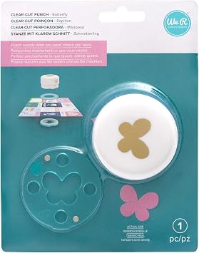 We R Memory Keepers 1" Clear-Cut Punch-Butterfly