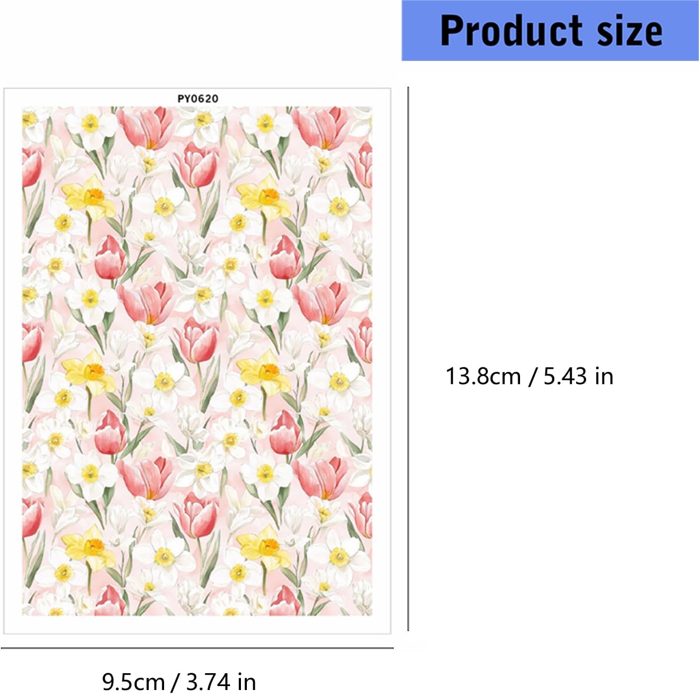 Festival Water Transfer Stickers for Art, 620 to 624