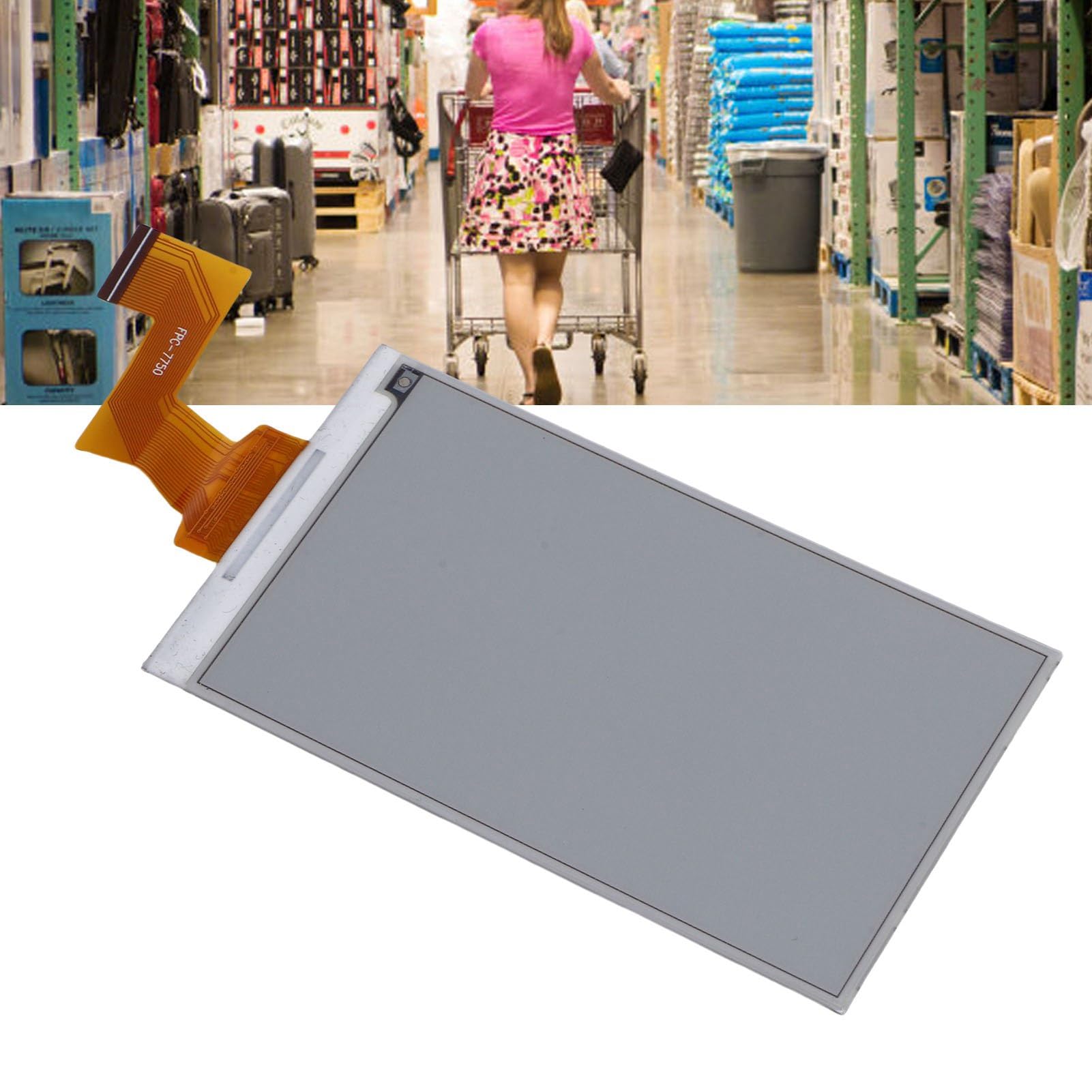 Cryfokt Pantalla de Tinta Electrónica de 3,97 Pulgadas, Interfaz SPI para y