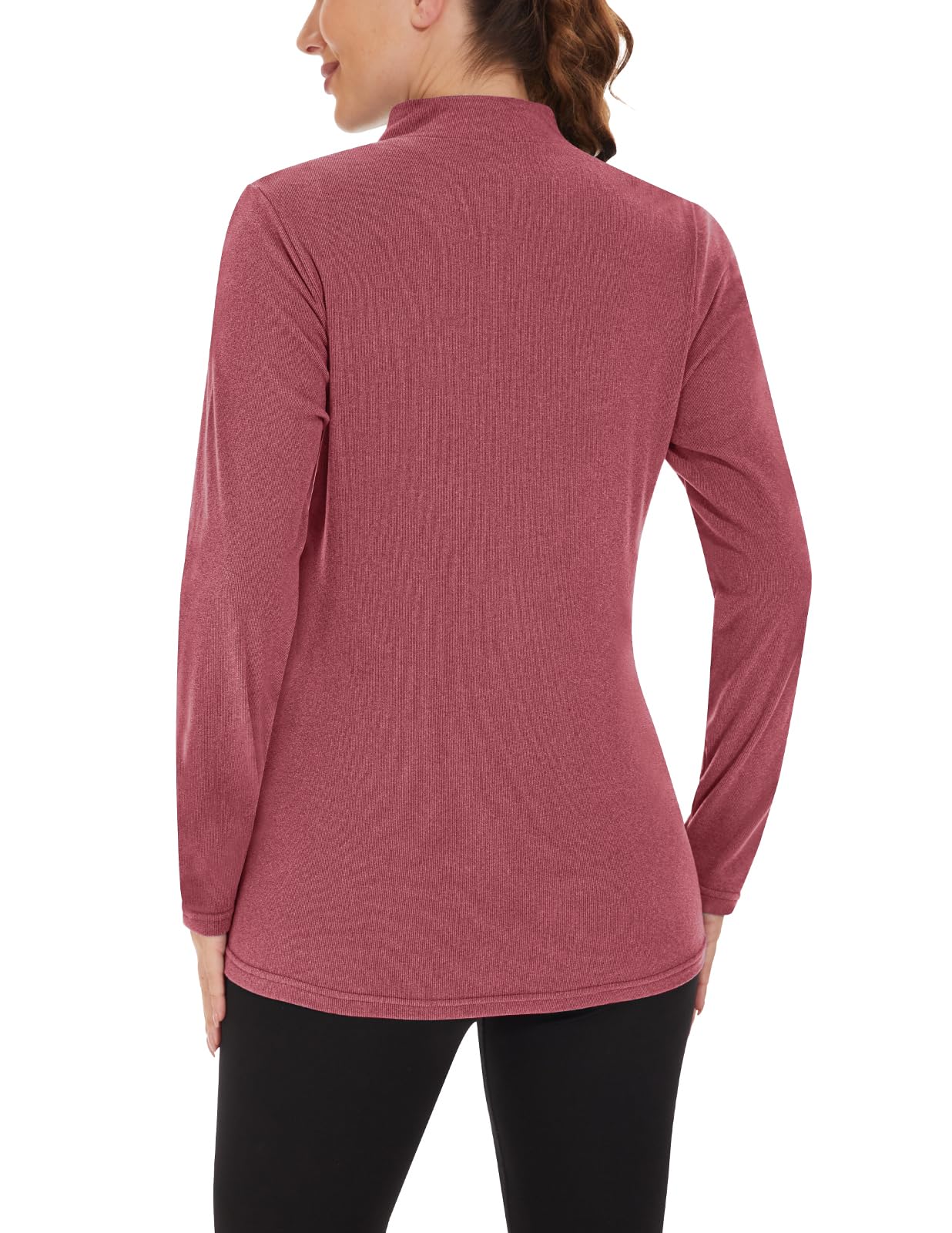 WOWENY Veste polaire pour femme avec doublure chaude col montant et fermeture éclair complète légère et antistatique pour l'hiver l'extérieur la course la randonnée et les loisirs