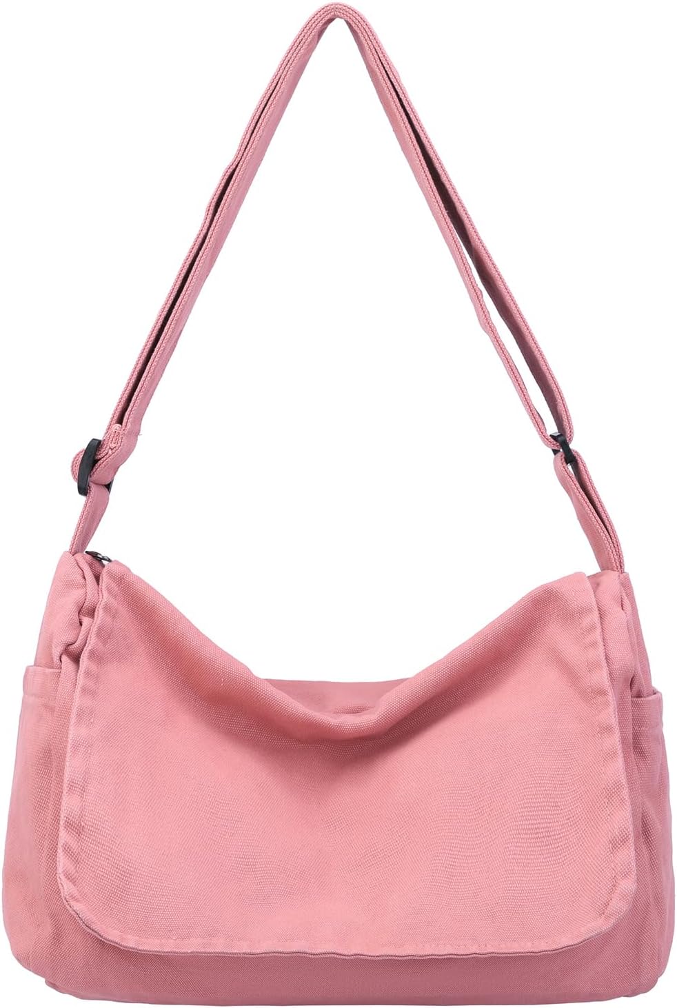 Canvas Messenger Bag for Women Men Vintage Satchel Bag Aesthetic Crossbody Shoulder Bag Casual Sling Bag