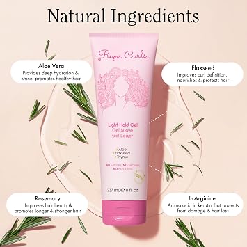 Rizos Curls Light Hold Gel Full Size & Travel Size Bundle