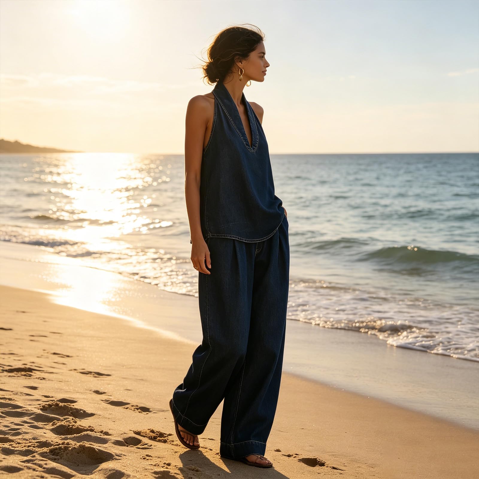Overalls, modische Damen Arbeitskleidung, Retro Jeans in verwaschenem Blau, bequemes, unverzichtbares Outfit, lässiger Baumwollanzug