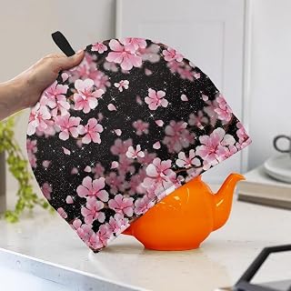 Mushroom Snail Tea Pot Cozies Insulated Kettle Cover for Home Kitchen Decor Tea Cozy Portable Teapot Protector for Housewife, Friend, Mom