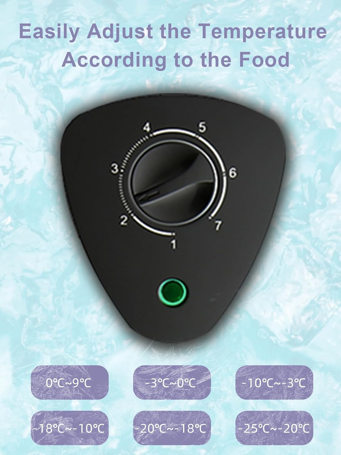 WANAI Chest Freezer 5.0 Cubic Feet Freezers with Removable Storage Basket Energy Saving Perfect for Home Garage Basement Kitchen or Apartment, Black