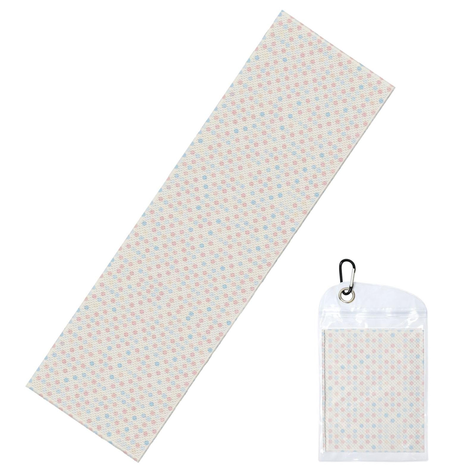 DUYIOKH Pastel Confetti Print Cooling Towel, Portable Towel for Gym Workout Golf Beach World Cup Sports Hot Weather