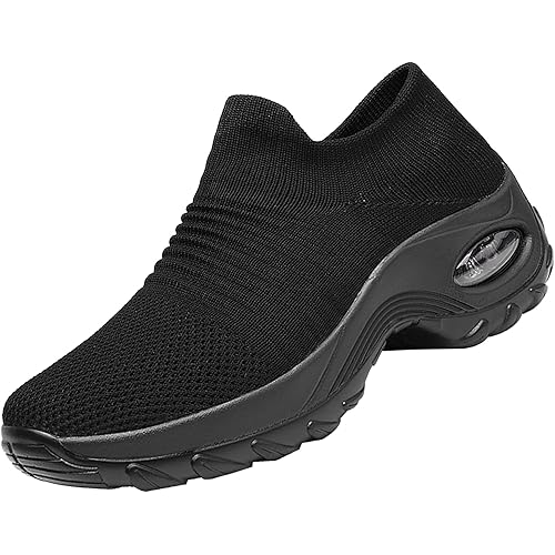 Non Slip Work Shoes Women, Slip On Sneakers Women,Work Shoes Walking Gym Nurse Mesh Casual Fashion Sneakers Comfort Breathable Lightweight