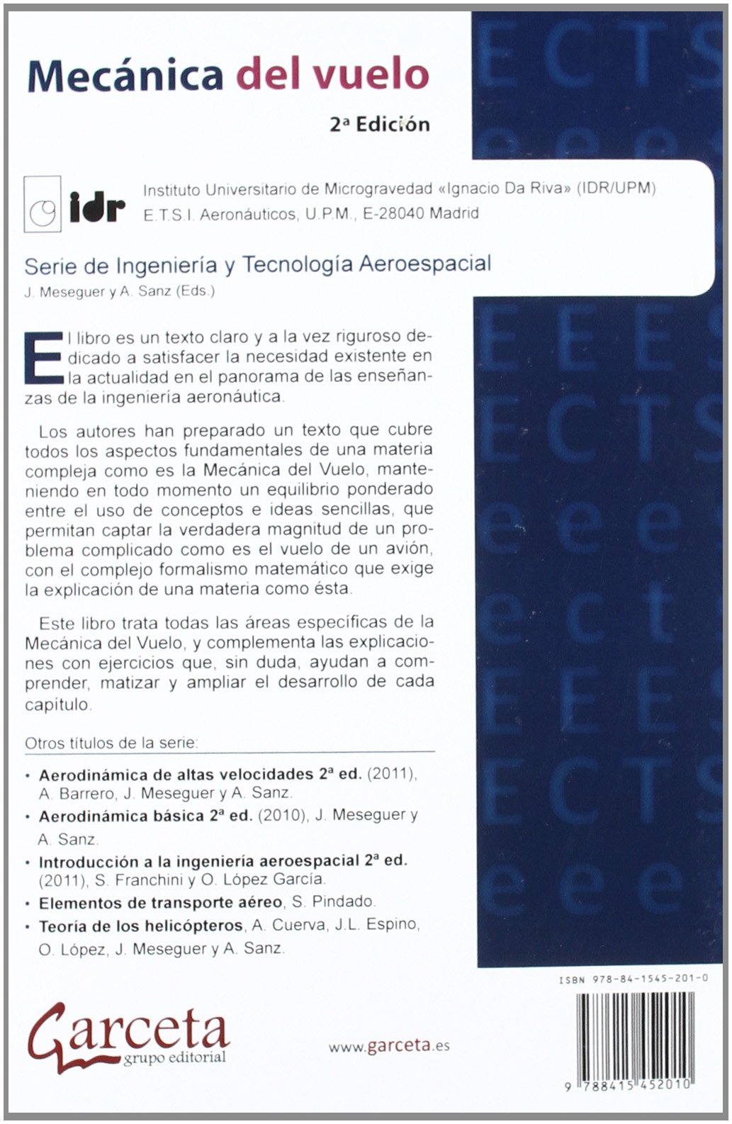 Mecánica del Vuelo 2ª edición (SIN COLECCION)