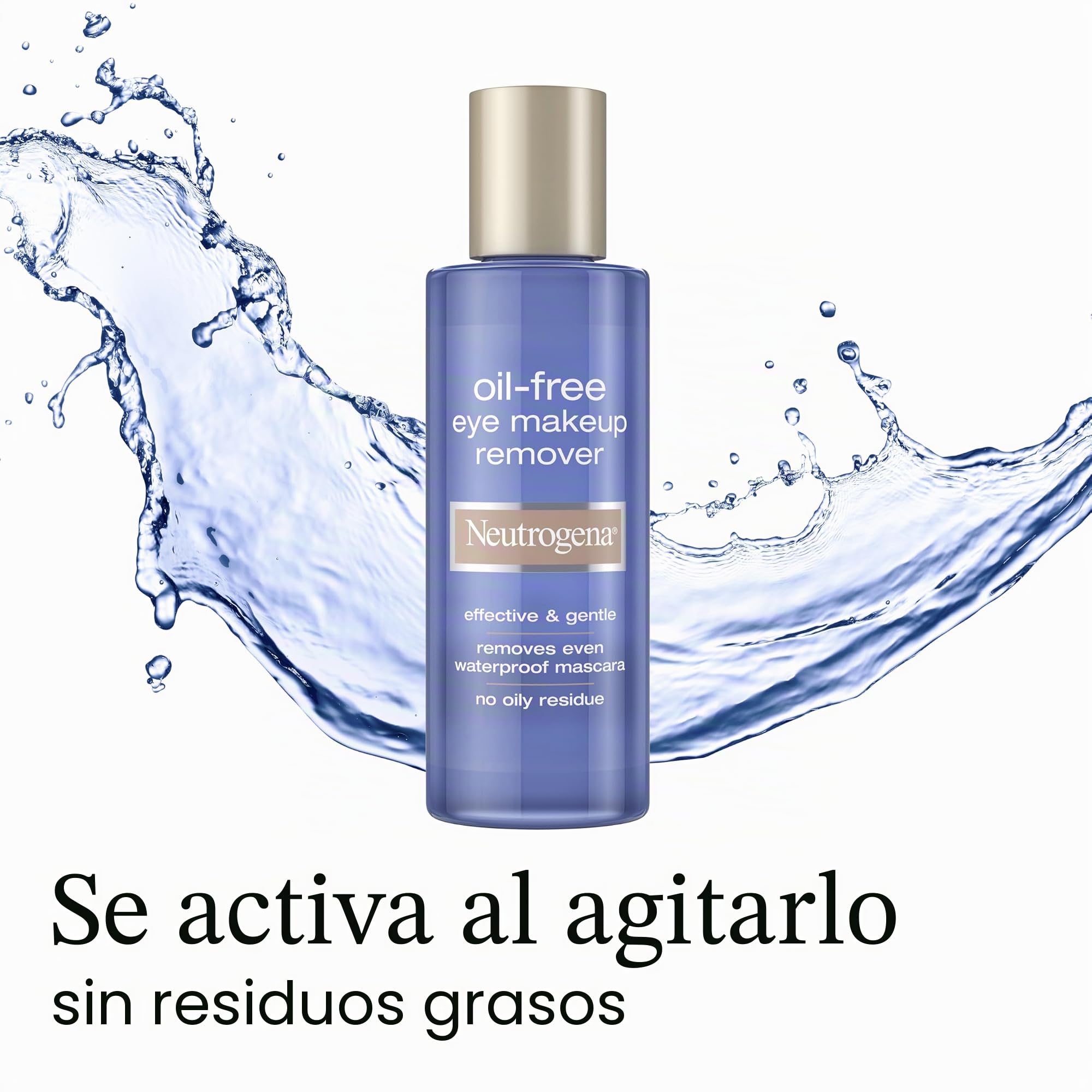 Neutrogena 070501050651 Removedor de maquillaje de ojos sin aceite, 5.5 FL. Onz
