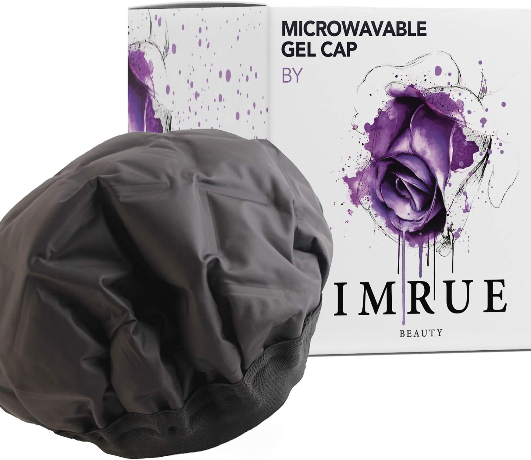 Cordless Heated Gel Cap/Hair Therapy Wrap/Used with Oil or Conditioner for Deep Penetrating Hair and Scalp Treatments