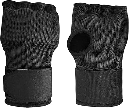 1 Pair Boxing Inner Gloves Hand Wraps Quick Elastic Punching Bandages Padded EVA Material Suitable for Kickboxing MMA Training Gift Giving