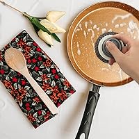 Vista 2 de 2 cepillos de acero inoxidable con asa, limpiador multiusos de hierro fundido para ollas, parrillas, hornos y otros trabajos de limpieza resistentes