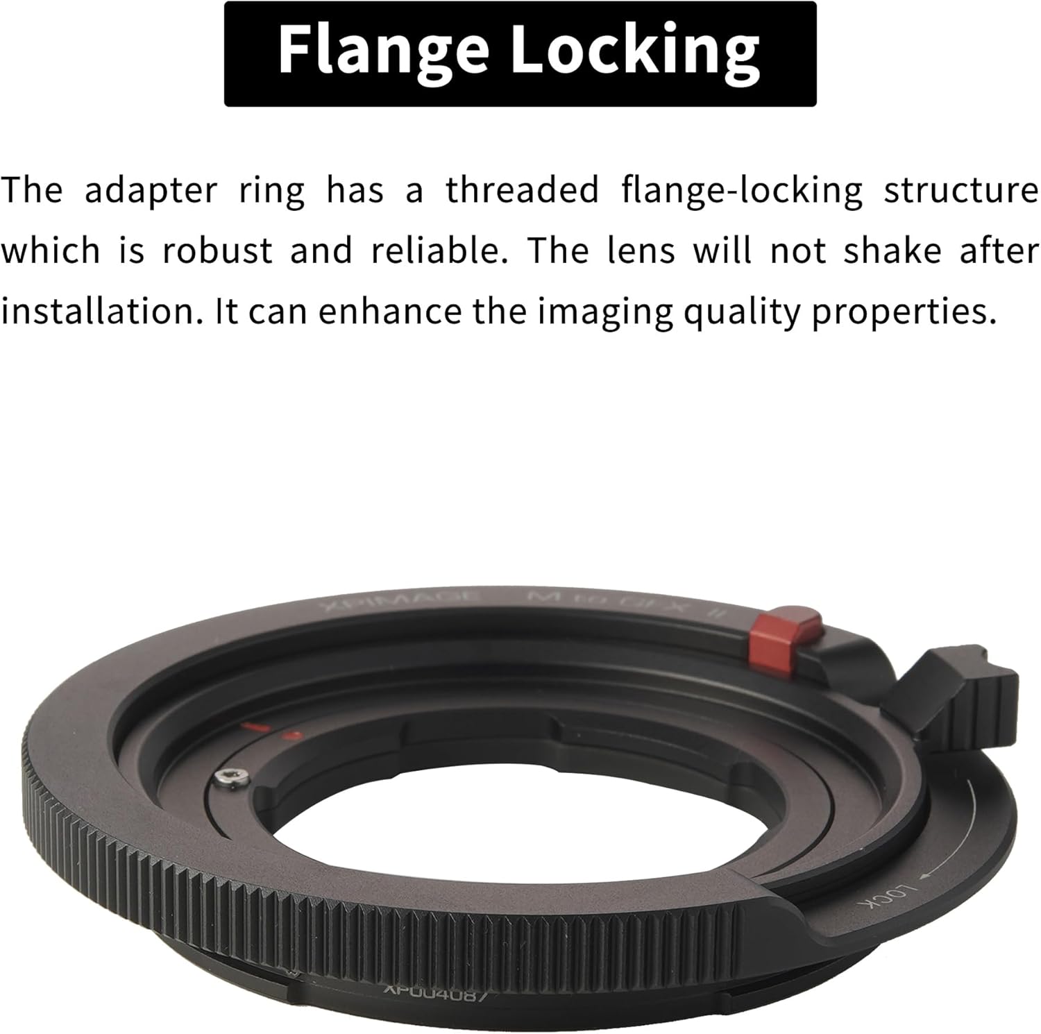 Lens Mount Adapter Ring Compatible with Leica M Lens to Fujifilm GFX Camera GFX50 GFX100