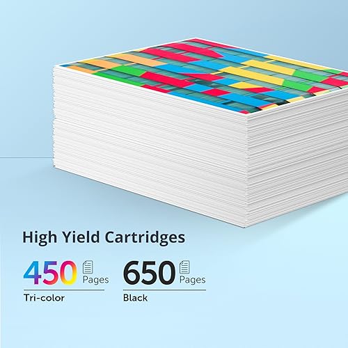 Miniatura 3 de Cartucho de tinta remanufacturado de repuesto para HP 61XL, paquete combinado de color negro para impresora HP Envy 5530 4500 4502 5535 Officejet