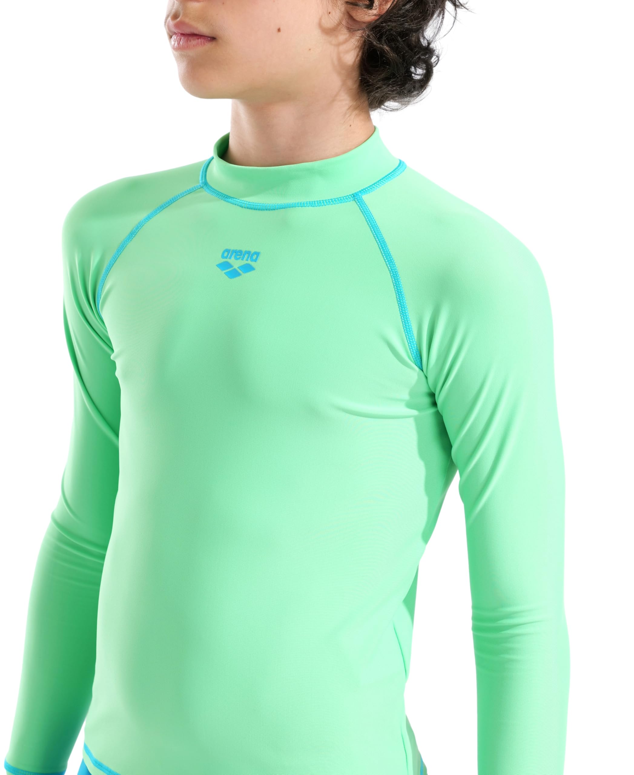 Arena Jungen Unisex Jr Arena Rash Vest L/S Graphic Shirt (1er Pack)