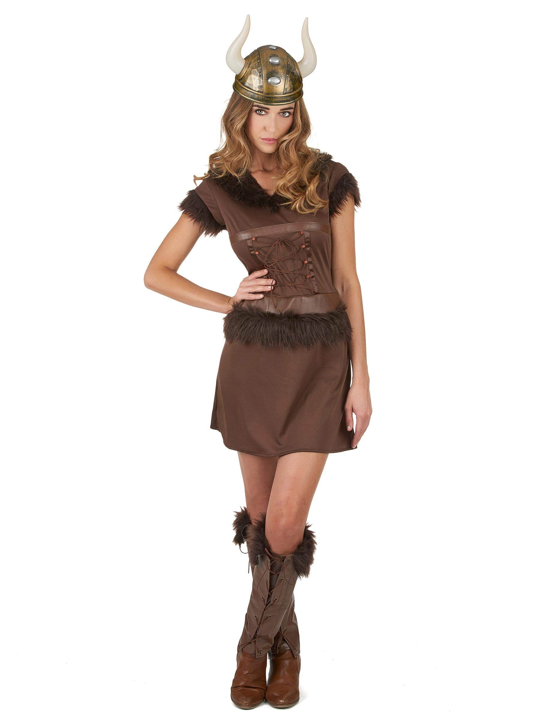 Déguisement Viking Sexy marron Femme