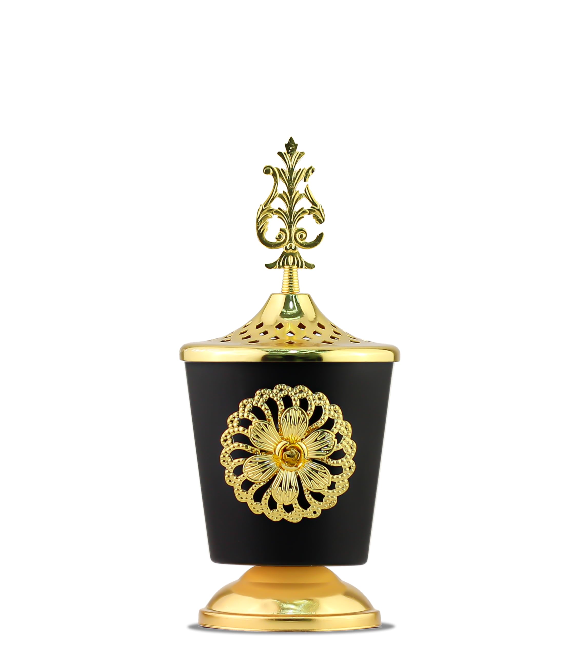 Mobigon Charcoal Incense Burner, Bakhoor Burner, Oud Frankincense Incense Burner, Vintage Arabic Burner, Suitable For Arabian Oud, Yoga, Spa and Aromatherapy, Office & Home Decor (style 5)