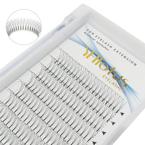 Extensiones de pestañas postizas en abanico 3D, 4D, 5D, 6D, 7D, 8D, grosor de 0.07 C/D, rizo natural, con tallo corto, volumen ruso, suministros de