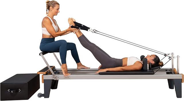 Pilates Reformer 16in Legs Foot Strap Loop Handles Aluminum Summer Sale