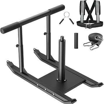 Weight Sled for Training - Heavy Duty Football Sled for Lineman, Sled Pull Workouts, Speed & Strength Training, Football Blocking Sled, Running Sled for Athletes, Outdoor & Indoor Use