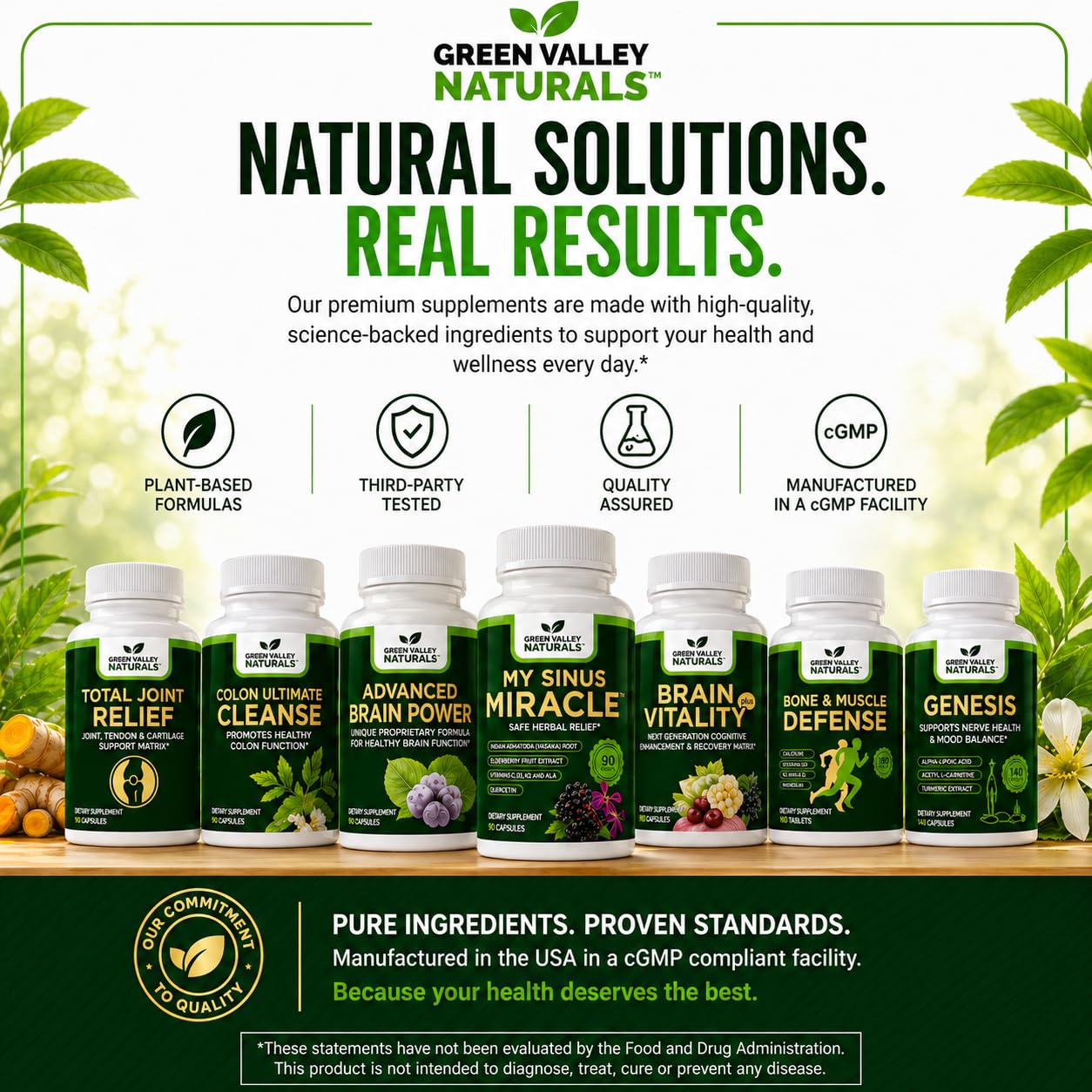 GREEN VALLEY NATURALS My Sinus Miracle – Sinus & Nasal Support Supplement with South African Geranium, Quercetin, Elderberry & NAC | Respiratory & Seasonal Support | 90 Capsules — Amazon image 8